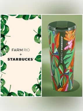 🍌🌿 FARM Rio x Starbucks 16oz Tumbler